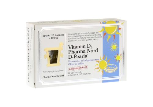 VITAMIN D3 PHARMA Nord 20 µg Kapseln – PZN 06558789 (PZN 06558789)