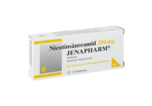 NICOTINSÄUREAMID 200 mg Jenapharm Tabletten – PZN 04019120 (PZN 04019120)