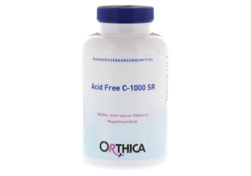 ORTHICA Acid Free C 1000 SR Tabletten – PZN 04991163 (PZN 04991163)