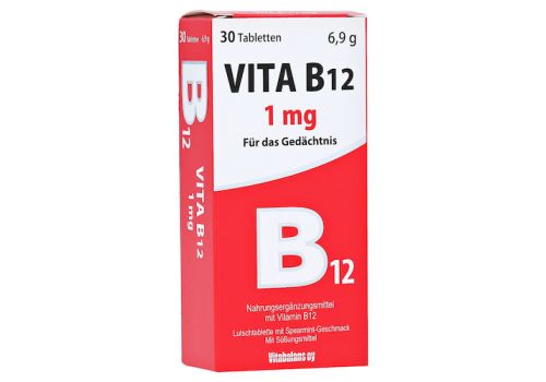 VITA B12 1 mg Minz-Aroma Lutschtabletten – PZN 11678596 (PZN 11678596)