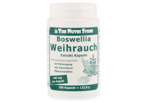 WEIHRAUCH 400 mg Extrakt veget.Kapseln – PZN 07778955 (PZN 07778955)