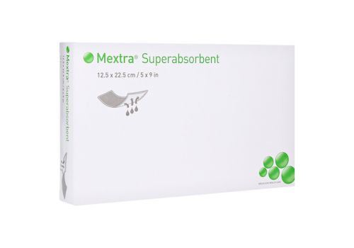 MEXTRA Superabsorbent Verband 12,5x22,5 cm – PZN 12513118 (PZN 12513118)