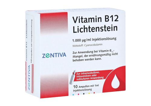 Vitamin B12 1.000 µg Lichtenstein Ampullen – PZN 06174296 (PZN 06174296)