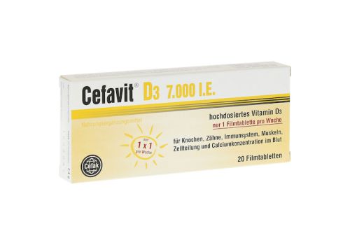 CEFAVIT D3 7.000 I.E. Filmtabletten – PZN 12347737 (PZN 12347737)