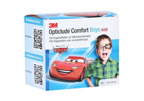 Opticlude 3M Comfort Disney Pflaster Boys midi – PZN 03338805 (PZN 03338805)