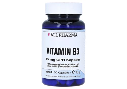 VITAMIN B3 15 mg GPH Kapseln – PZN 09323331 (PZN 09323331)