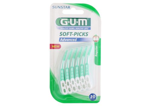 GUM Soft-picks Advanced Regular + Reise + Etui – PZN 11160184 (PZN 11160184)