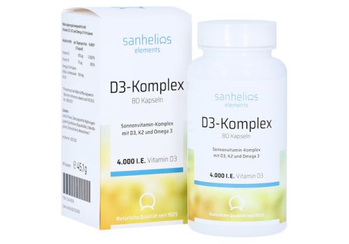 SANHELIOS Vitamin D3 Sonnenvitamin-Komplex mit K2 – PZN 15242909 (PZN 15242909)