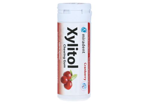 Miradent Zahnpflegekaugummi Xylitol Cranberry – PZN 00453753 (PZN 00453753)