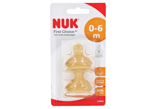 NUK First Choice+ Trinksauger Latex Gr.1 S – PZN 10066460 (PZN 10066460)