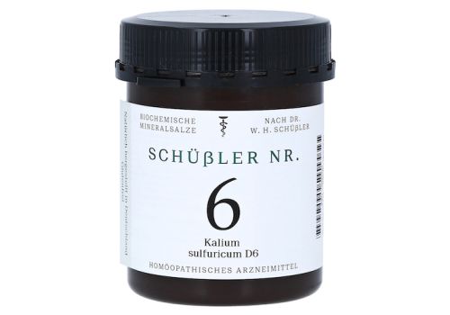 SCHÜSSLER Nr.6 Kalium sulfuricum D 6 Tabletten – PZN 10990587 (PZN 10990587)