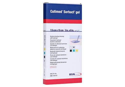 CUTIMED Sorbact Gel Kompressen 7,5x15 cm – PZN 11660455 (PZN 11660455)