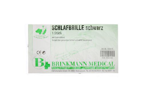 SCHLAFBRILLE schwarz – PZN 01040160 (PZN 01040160)