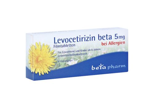 Levocetirizin beta 5mg – PZN 16006192 (PZN 16006192)