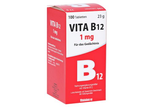 VITA B12 1 mg Minz-Aroma Lutschtabletten – PZN 11678604 (PZN 11678604)