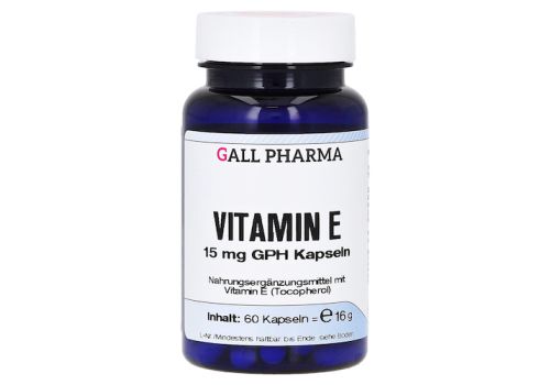 VITAMIN E 15 mg GPH Kapseln – PZN 04631938 (PZN 04631938)