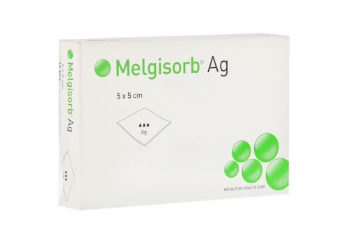 MELGISORB Ag Verband 5x5 cm – PZN 01560824 (PZN 01560824)