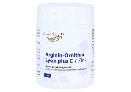 ARGININ-ORNITHIN-Lysin Plus C+Zink Kapseln – PZN 07296937 (PZN 07296937)