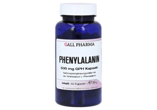 PHENYLALANIN 500 mg GPH Kapseln – PZN 00128444 (PZN 00128444)