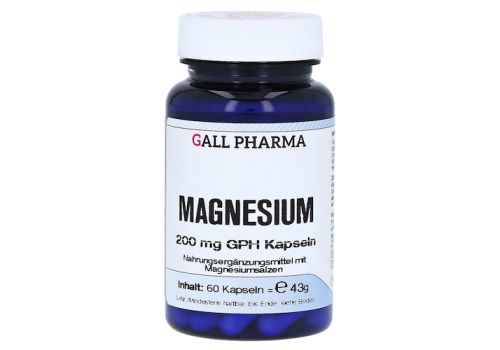 MAGNESIUM 200 mg GPH Kapseln – PZN 11146474 (PZN 11146474)