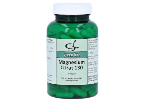 MAGNESIUMCITRAT 130 mg Magnesium Kapseln – PZN 13909893 (PZN 13909893)