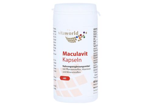 MACULAVIT Lutein 7,5 mg Kapseln – PZN 01481591 (PZN 01481591)