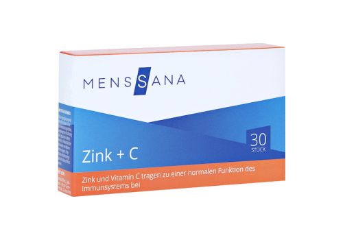 ZINK+C MensSana Lutschtabletten – PZN 09486300 (PZN 09486300)