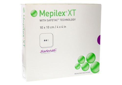 MEPILEX XT 10x10 cm Schaumverband – PZN 07052336 (PZN 07052336)