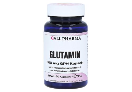 GLUTAMIN 500 mg GPH Kapseln – PZN 00128036 (PZN 00128036)