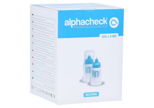 ALPHACHECK professional Pen-Nadeln Plus 30 Gx8 mm – PZN 11531077 (PZN 11531077)