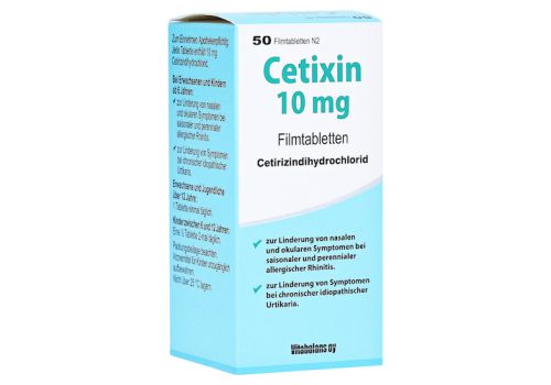 Cetixin 10mg – PZN 04704927 (PZN 04704927)