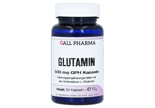 GLUTAMIN 500 mg GPH Kapseln – PZN 00128013 (PZN 00128013)