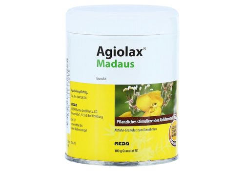 Agiolax Madaus – PZN 11548095 (PZN 11548095)