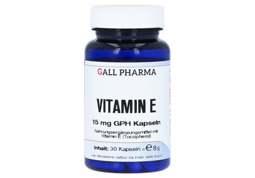 VITAMIN E 15 mg GPH Kapseln – PZN 04631921 (PZN 04631921)