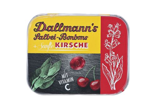 DALLMANN'S Salbei sanfte Kirsche Bonbons Dose – PZN 15620180 (PZN 15620180)