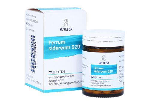 FERRUM SIDEREUM D 20 Tabletten – PZN 00764594 (PZN 00764594)