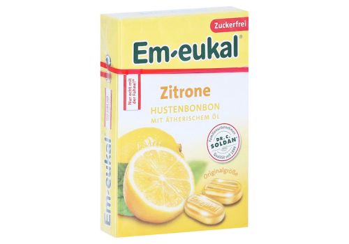 EM EUKAL Bonbons Zitrone zuckerfrei Box – PZN 15877660 (PZN 15877660)