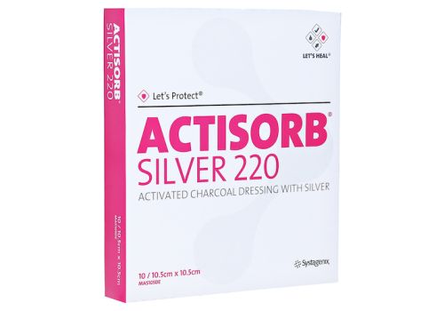 ACTISORB 220 Silver 10,5x10,5 cm steril Kompressen – PZN 01098774 (PZN 01098774)