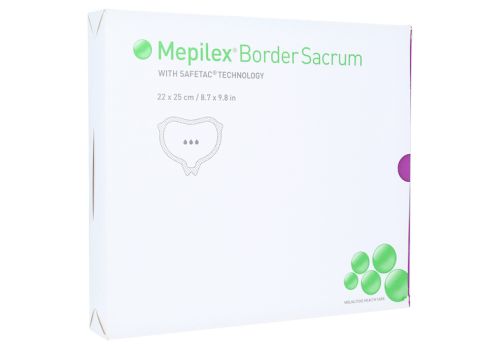 MEPILEX Border Sacrum Schaumverb.haft.22x25 cm st. – PZN 12496087 (PZN 12496087)