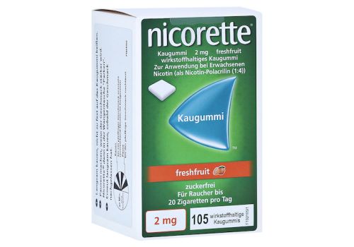 Nicorette 2mg freshfruit – PZN 07274663 (PZN 07274663)