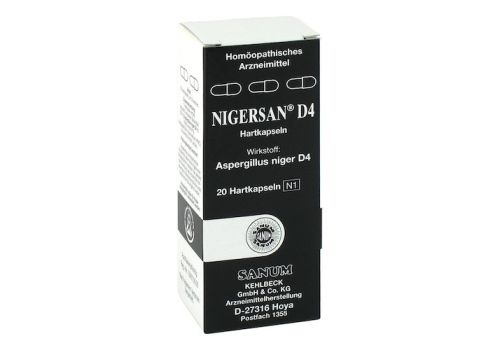 NIGERSAN D 4 Kapseln – PZN 04383191 (PZN 04383191)