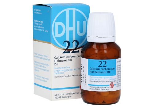 BIOCHEMIE DHU 22 Calcium carbonicum D 6 Tabletten – PZN 02581716 (PZN 02581716)