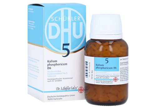 BIOCHEMIE DHU 5 Kalium phosphoricum D 6 Tabletten – PZN 06584060 (PZN 06584060)