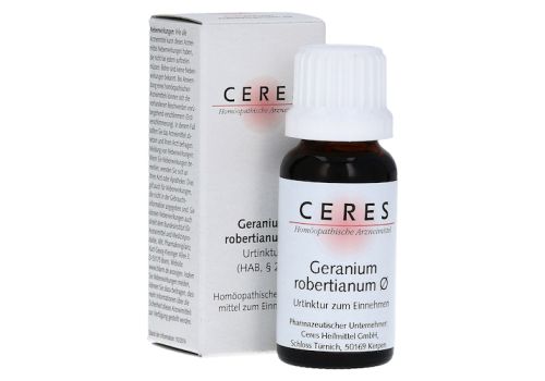 CERES Geranium robertianum Urtinktur – PZN 00178962 (PZN 00178962)