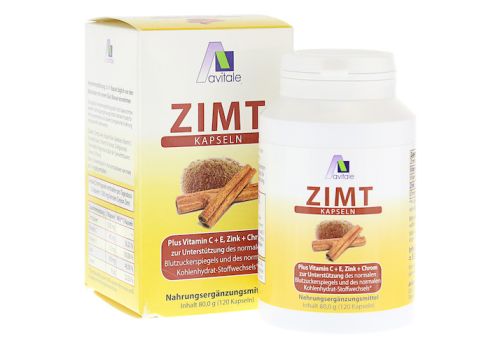 Avitale Zimt Kapseln 500 mg – PZN 03884672 (PZN 03884672)