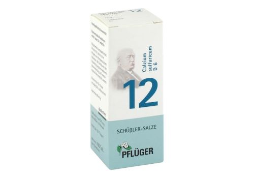 BIOCHEMIE Pflüger 12 Calcium sulfuricum D 6 Tabl. – PZN 06320148 (PZN 06320148)