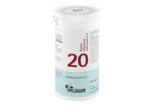 BIOCHEMIE Pflüger 20 Kalium alumin.sulfur.D 6 Tab. – PZN 06322650 (PZN 06322650)