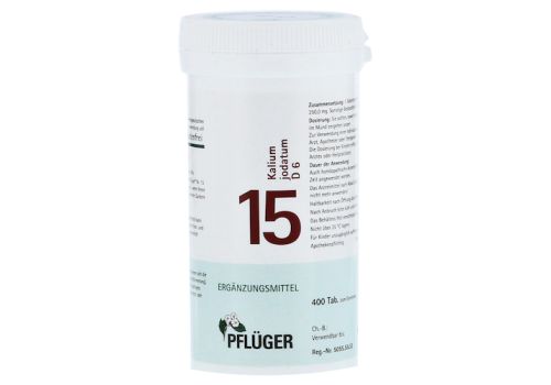 BIOCHEMIE Pflüger 15 Kalium jodatum D 6 Tabletten – PZN 06322012 (PZN 06322012)