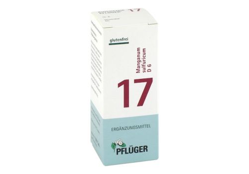 BIOCHEMIE Pflüger 17 Manganum sulfuricum D 6 Tabl. – PZN 06322331 (PZN 06322331)