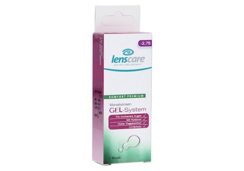 LENSCARE GEL-System Monatslinse -2,75 dpt – PZN 09442886 (PZN 09442886)